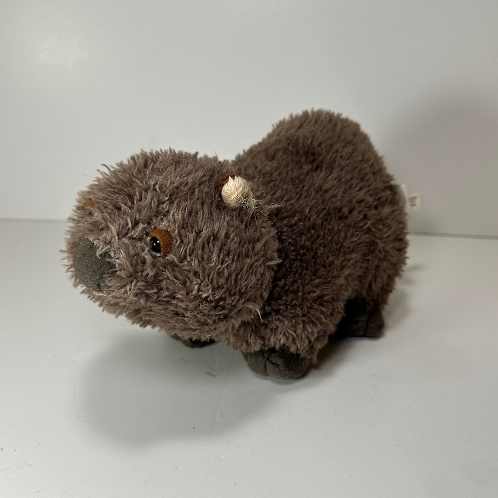 Ganz Webkinz Wombat Plush Stuffed Animal Brown Collectible HM429 No Code